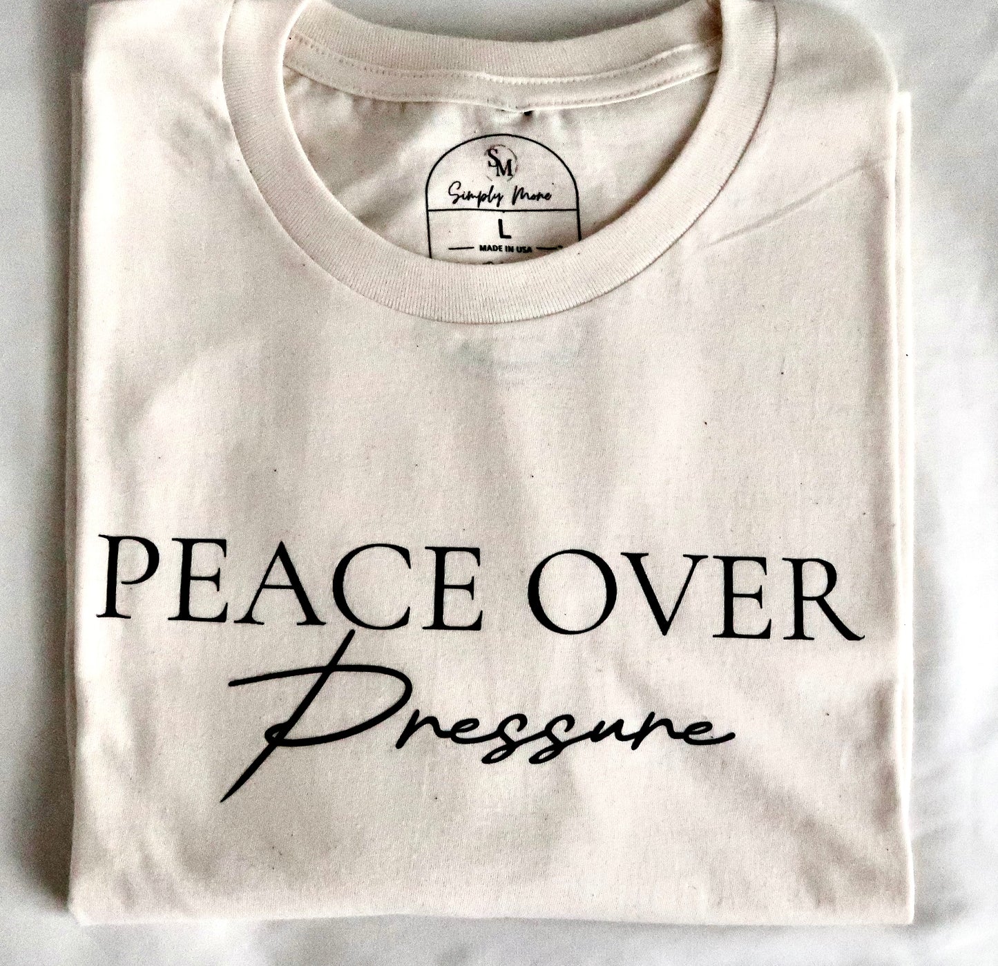 Peace Over Pressure Tee | Becoming Collection
